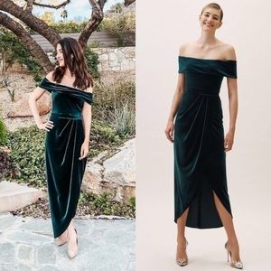 BHLDN Edison Velvet Dress